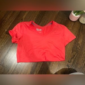 dry fit athletic salmon women’s t shirt